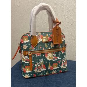 NWT Disney Dooney & Bourke Mickey Minnie Mouse Christmas 2022 Satchel Purse Bag